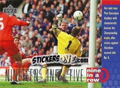Sticker Season 1995-96 - Glasgow Rangers FC 1997-1998 n. 38 - Upper Deck