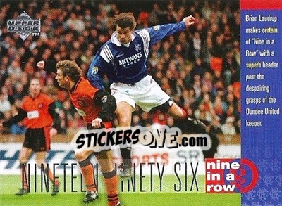 Sticker Season 1996-97 - Glasgow Rangers FC 1997-1998 - Upper Deck