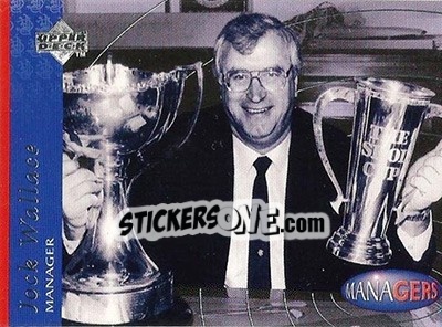 Sticker Jock Wallace - Glasgow Rangers FC 1997-1998 - Upper Deck