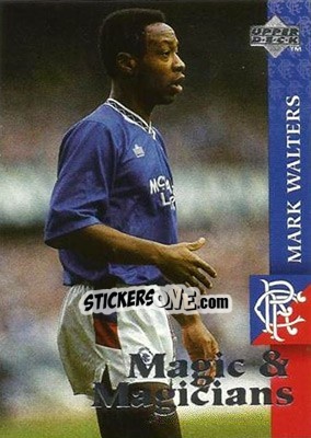 Sticker Mark Walters - Glasgow Rangers FC 1997-1998 - Upper Deck