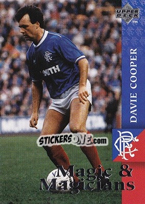 Sticker Davie Cooper - Glasgow Rangers FC 1997-1998 - Upper Deck