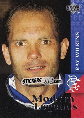 Sticker Ray Wilkins - Glasgow Rangers FC 1997-1998 n. 54 - Upper Deck