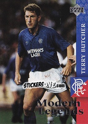 Sticker Terry Butcher - Glasgow Rangers FC 1997-1998 n. 55 - Upper Deck