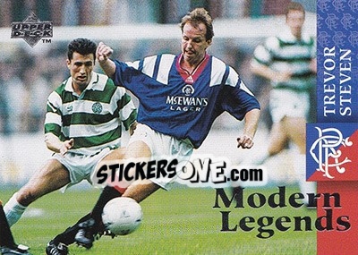 Sticker Trevor Steven - Glasgow Rangers FC 1997-1998 n. 56 - Upper Deck