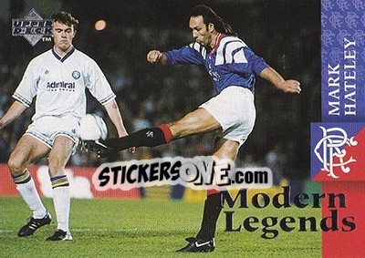 Sticker Mark Hateley - Glasgow Rangers FC 1997-1998 - Upper Deck