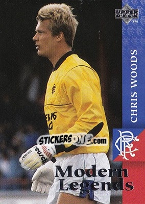 Sticker Chris Woods - Glasgow Rangers FC 1997-1998 n. 58 - Upper Deck