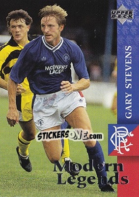 Sticker Gary Stevens - Glasgow Rangers FC 1997-1998 - Upper Deck