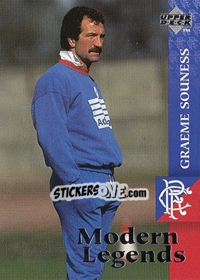 Sticker Graeme Souness - Glasgow Rangers FC 1997-1998 - Upper Deck