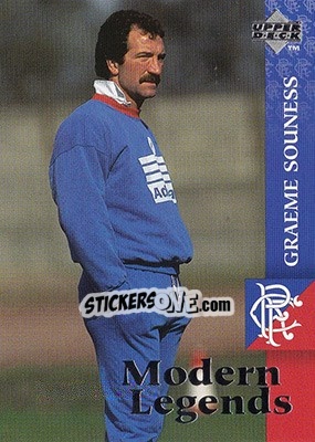 Sticker Graeme Souness - Glasgow Rangers FC 1997-1998 n. 62 - Upper Deck