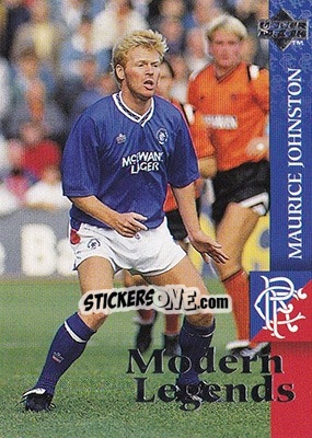 Cromo Maurice Johnston - Glasgow Rangers FC 1997-1998 - Upper Deck