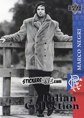 Sticker Marco Negri - Glasgow Rangers FC 1997-1998 - Upper Deck