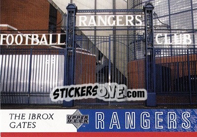 Cromo The Ibrox Gates - Glasgow Rangers FC 1997-1998 - Upper Deck