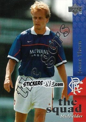 Sticker Jonas Thern - Glasgow Rangers FC 1997-1998 n. 86 - Upper Deck