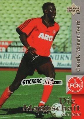 Sticker Cheriffe Maman-Toure - FC Nurnberg 1997 - Upper Deck