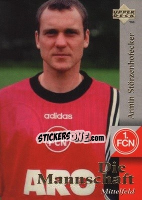 Sticker Armin Storzenhofecker - FC Nurnberg 1997 - Upper Deck