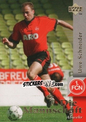 Sticker Uwe Schneider - FC Nurnberg 1997 n. 24 - Upper Deck
