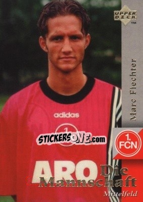Sticker Marc Fiechter - FC Nurnberg 1997 - Upper Deck