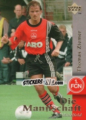 Sticker Thomas Ziemer - FC Nurnberg 1997 n. 26 - Upper Deck