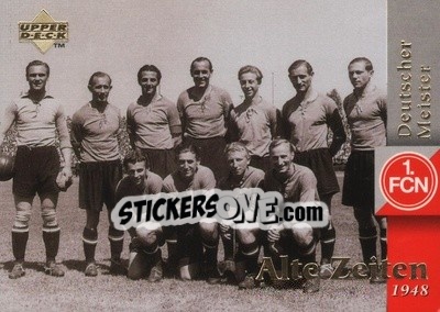 Sticker Deutscher Meister. Team 1948 - FC Nurnberg 1997 n. 27 - Upper Deck