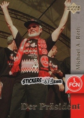 Sticker Michael A. Roth - FC Nurnberg 1997 - Upper Deck