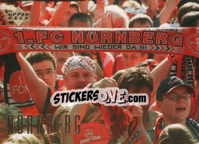 Sticker Fans - FC Nurnberg 1997 - Upper Deck