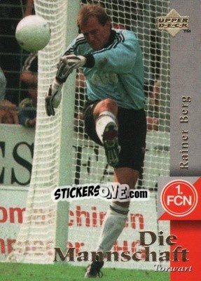 Sticker Rainer Berg - FC Nurnberg 1997 - Upper Deck
