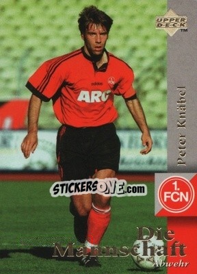 Sticker Peter Knabel - FC Nurnberg 1997 - Upper Deck