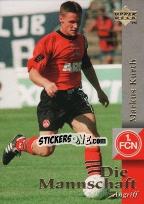 Sticker Markus Kurth - FC Nurnberg 1997 - Upper Deck
