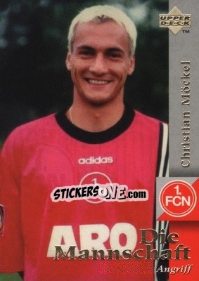 Sticker Christian Mockel - FC Nurnberg 1997 - Upper Deck