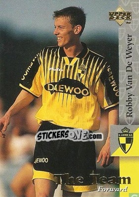 Sticker Robby van de Weyer - K. Lierse S.K. 1997 - Upper Deck
