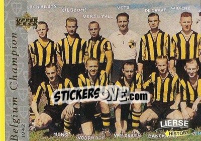 Sticker Belgium Champion 1942 - K. Lierse S.K. 1997 n. 44 - Upper Deck