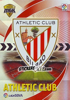 Sticker Escudo Athletic Club - Liga BBVA 2015-2016. Megacracks n. 1 - Panini