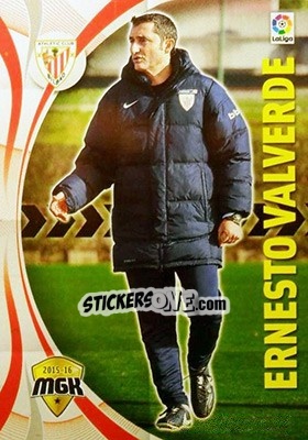 Cromo Ernesto Valverde - Liga BBVA 2015-2016. Megacracks n. 2 - Panini