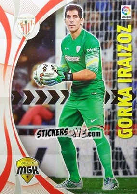Sticker Gorka Iraizoz - Liga BBVA 2015-2016. Megacracks n. 3 - Panini