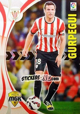 Cromo Gurpegui - Liga BBVA 2015-2016. Megacracks - Panini