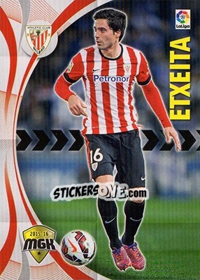 Cromo Etxeita - Liga BBVA 2015-2016. Megacracks n. 8 - Panini