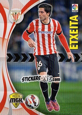 Figurina Etxeita - Liga BBVA 2015-2016. Megacracks - Panini