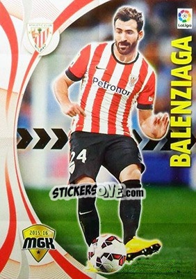 Cromo Balenziaga - Liga BBVA 2015-2016. Megacracks - Panini