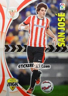 Sticker San José - Liga BBVA 2015-2016. Megacracks - Panini