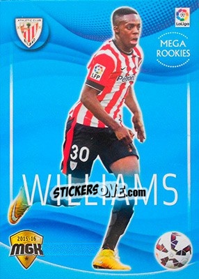 Sticker Williams - Liga BBVA 2015-2016. Megacracks n. 27 - Panini