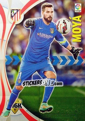 Sticker Moyá - Liga BBVA 2015-2016. Megacracks - Panini