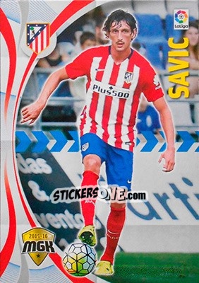 Sticker Stefan Savic - Liga BBVA 2015-2016. Megacracks n. 34 - Panini