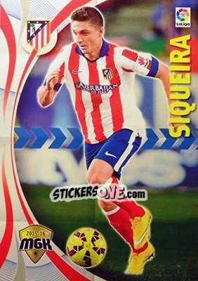 Sticker Siqueira - Liga BBVA 2015-2016. Megacracks - Panini