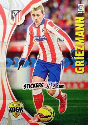 Sticker Griezmann - Liga BBVA 2015-2016. Megacracks - Panini