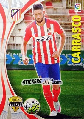 Sticker Carrasco - Liga BBVA 2015-2016. Megacracks n. 46 - Panini