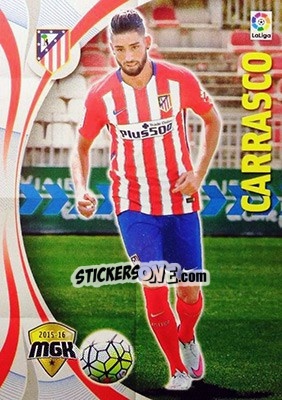 Cromo Carrasco - Liga BBVA 2015-2016. Megacracks - Panini