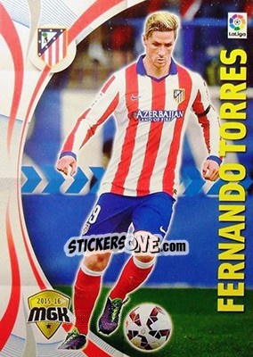 Figurina Fernando Torres - Liga BBVA 2015-2016. Megacracks - Panini