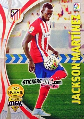 Sticker Jackson Martínez - Liga BBVA 2015-2016. Megacracks - Panini