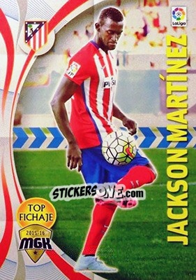 Cromo Jackson Martínez - Liga BBVA 2015-2016. Megacracks n. 50 - Panini