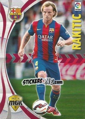 Sticker Rakitic - Liga BBVA 2015-2016. Megacracks n. 68 - Panini
